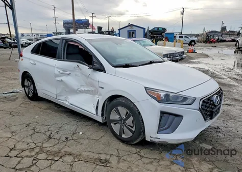 2020 Hyundai Ioniq Blue z USA, uszkodzony, nr VIN KMHC65LCXLU231754